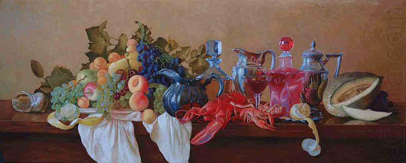 Still Life with Lobster., unknow artist